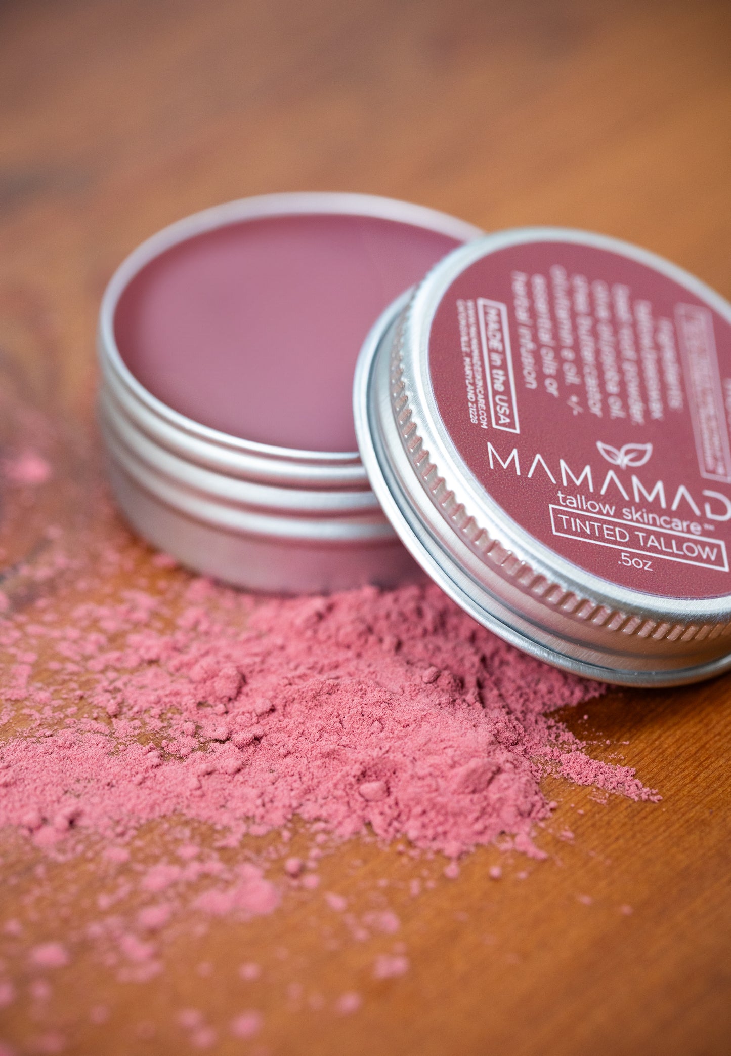 Organic Tinted Tallow Lip + Cheek Balm