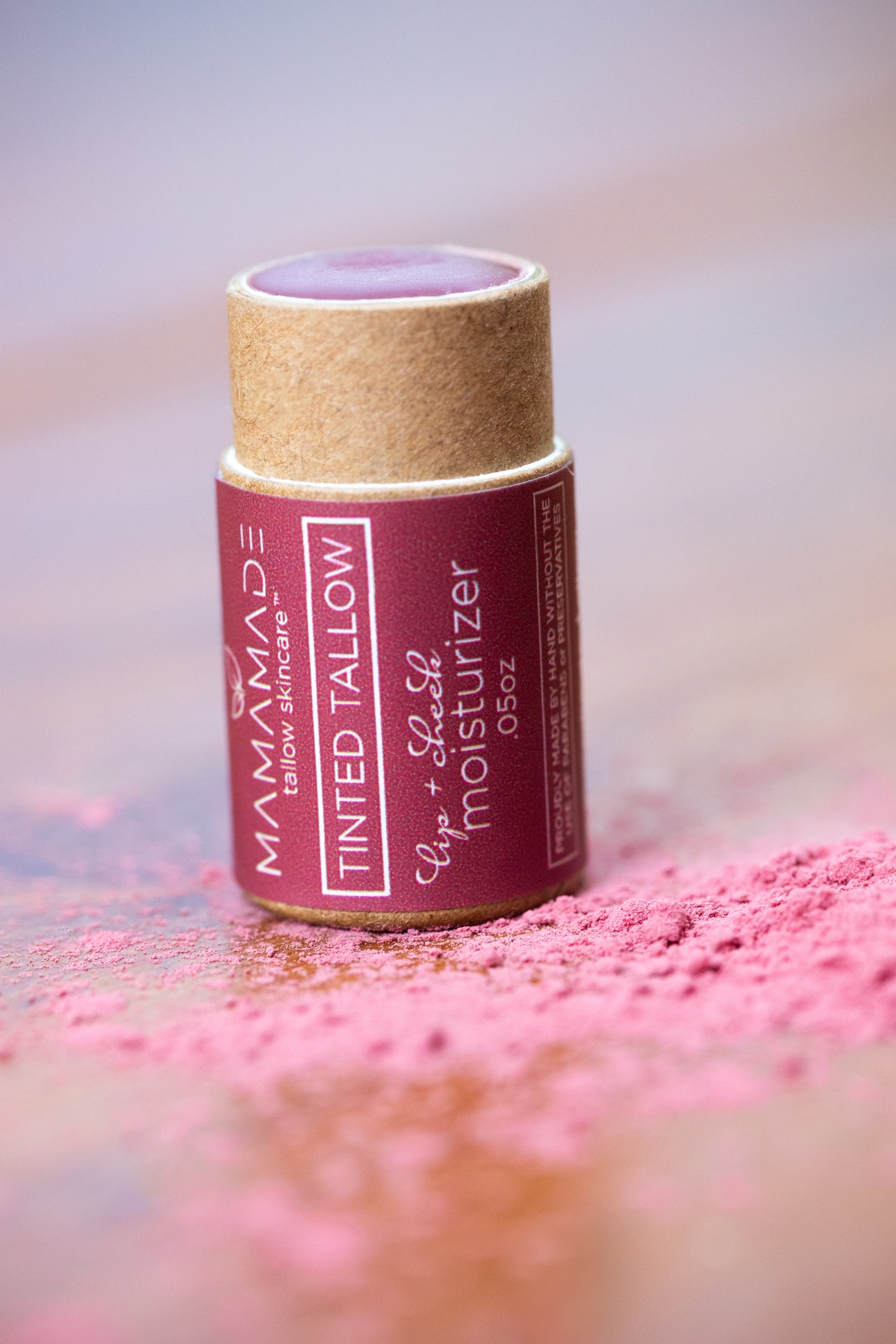 Organic Tinted Tallow Lip + Cheek Balm